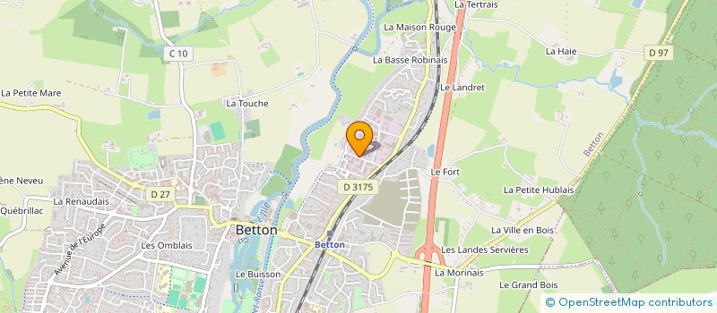 localisation de l'entreprise MONSIEUR VINCENT MAHE  BETTON