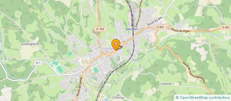 localisation de l'entreprise MONSIEUR VINCENT MAILLE  GOURDON