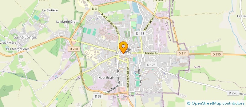 localisation de l'entreprise MONSIEUR VINCENT MAILLIART  MAMERS