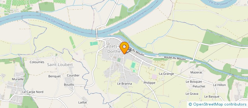 localisation de l'entreprise MONSIEUR VINCENT MAIRET  CASTETS ET CASTILLON