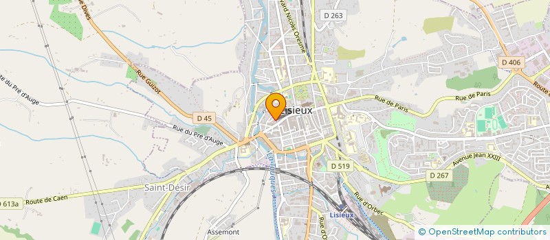 localisation de l'entreprise MONSIEUR VINCENT MALFILATRE  LISIEUX