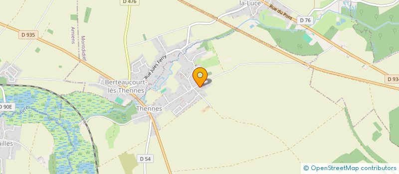 localisation de l'entreprise MONSIEUR VINCENT MALTERRE  THENNES