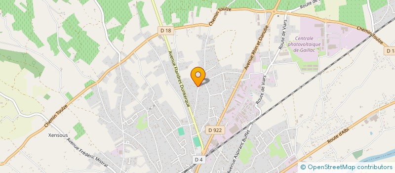 localisation de l'entreprise MONSIEUR VINCENT MANCEAUX  GAILLAC