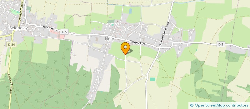 localisation de l'entreprise MONSIEUR VINCENT MANGIARACINA  HERY