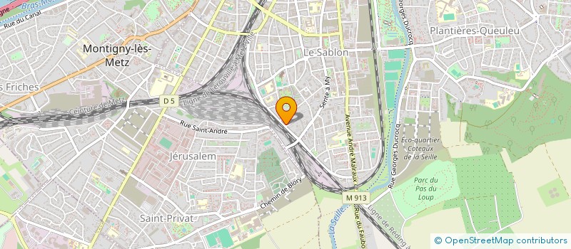 localisation de l'entreprise MONSIEUR VINCENT MANGIN  METZ