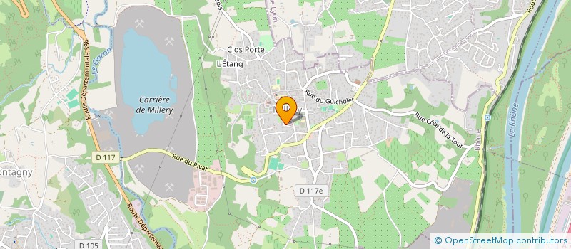 localisation de l'entreprise MONSIEUR VINCENT MANNINO  MILLERY