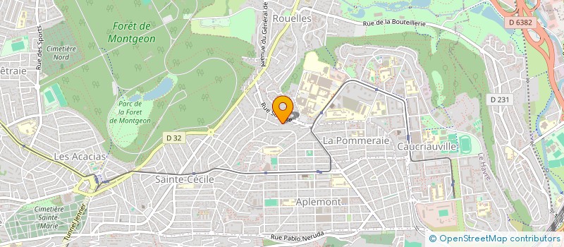 localisation de l'entreprise MONSIEUR VINCENT MANOURY  LE HAVRE