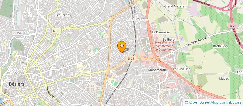 localisation de l'entreprise MONSIEUR VINCENT MANSEAU à BEZIERS