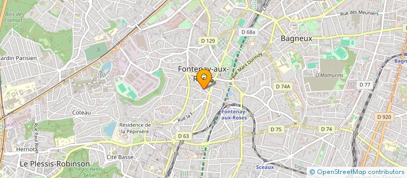 localisation de l'entreprise MONSIEUR VINCENT MANSOUR WEHBI à FONTENAY-AUX-ROSES
