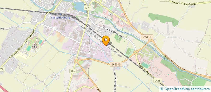 localisation de l'entreprise MONSIEUR VINCENT MANZANARES  CASTELNAUDARY