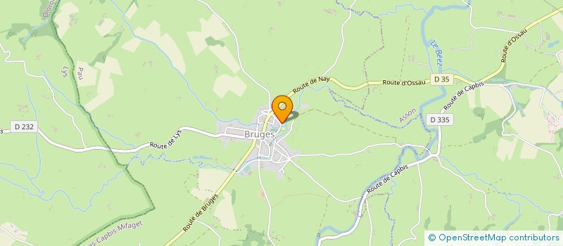 localisation de l'entreprise MONSIEUR VINCENT MARANCI  BRUGES-CAPBIS-MIFAGET