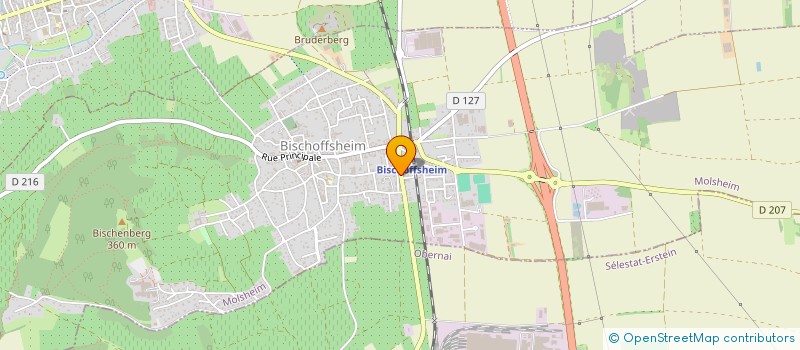 localisation de l'entreprise MONSIEUR VINCENT MARCHAND  BISCHOFFSHEIM