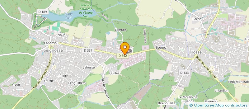 localisation de l'entreprise MONSIEUR VINCENT MARCHI  SEIGNOSSE