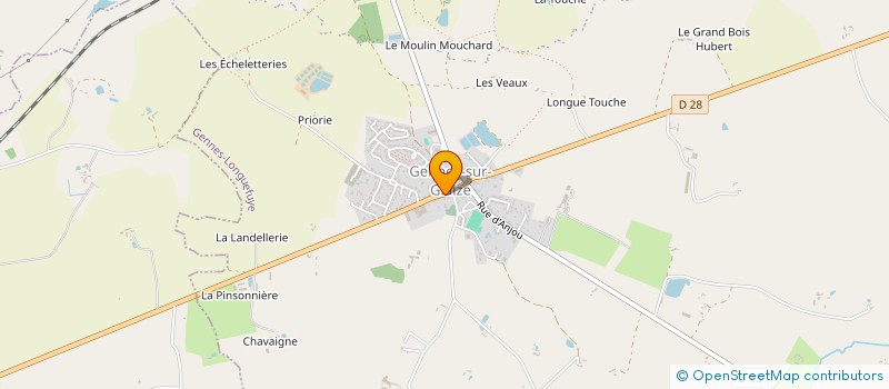 localisation de l'entreprise MONSIEUR VINCENT MARCOLI  GENNES-LONGUEFUYE