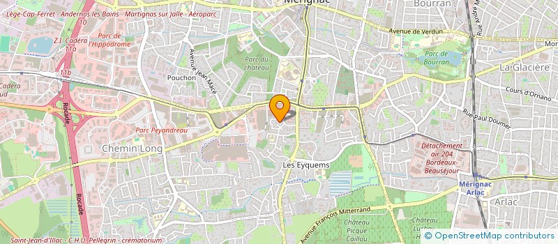 localisation de l'entreprise MONSIEUR VINCENT MARCOUILLE  MERIGNAC