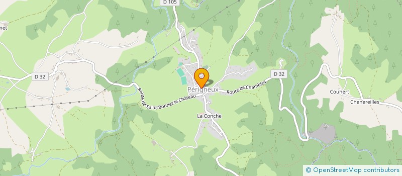 localisation de l'entreprise MONSIEUR VINCENT MARCOUX  PERIGNEUX