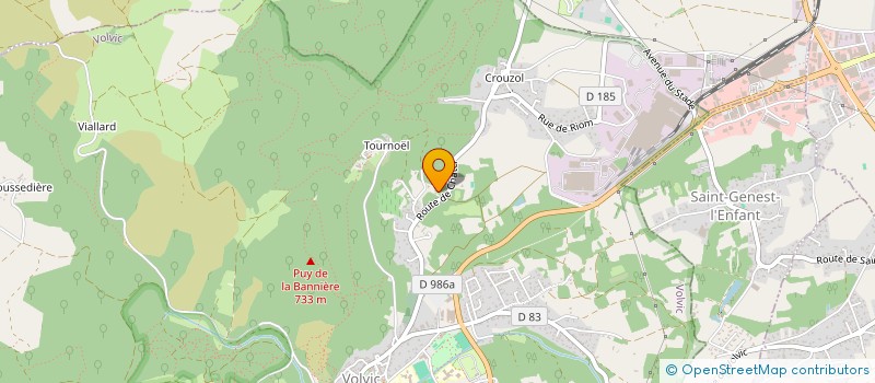 localisation de l'entreprise MONSIEUR VINCENT MARIE  VOLVIC