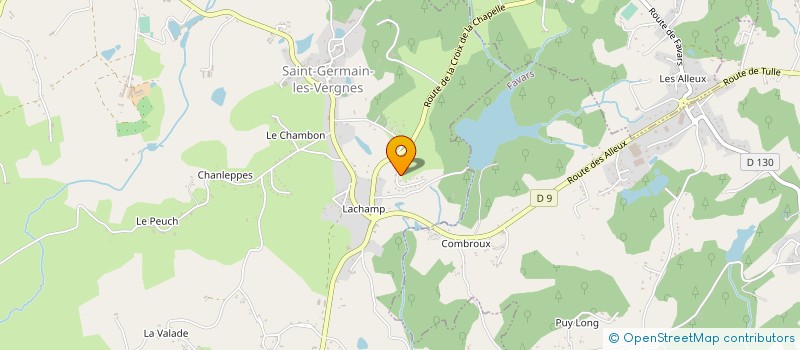 localisation de l'entreprise MONSIEUR VINCENT MARIEN  SAINT-GERMAIN-LES-VERGNES