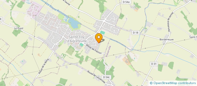 localisation de l'entreprise MONSIEUR VINCENT MARIN  SAINTE-FOY-D'AIGREFEUILLE
