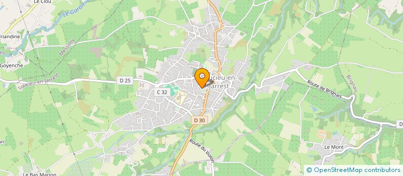 localisation de l'entreprise MONSIEUR VINCENT MARIN  SOUCIEU-EN-JARREST