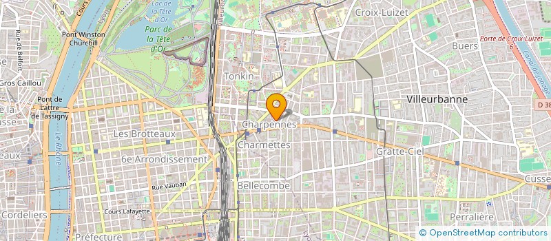 localisation de l'entreprise MONSIEUR VINCENT MARION  VILLEURBANNE