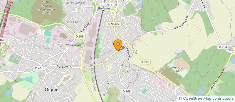 localisation de l'entreprise MONSIEUR VINCENT MARLIOT  OIGNIES