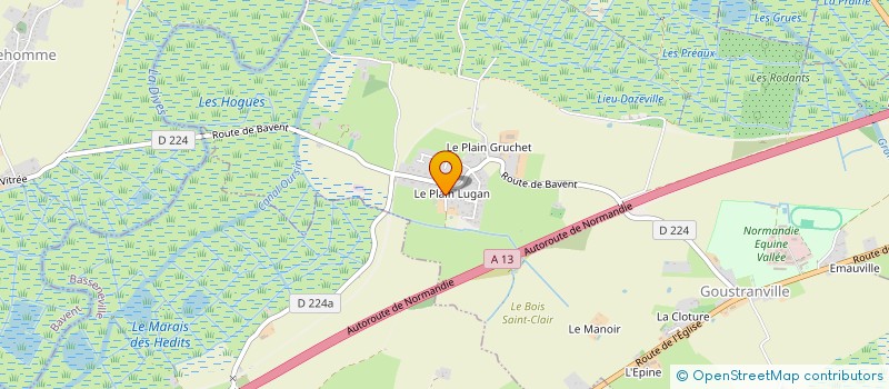 localisation de l'entreprise MONSIEUR VINCENT MARQUET  HOULGATE