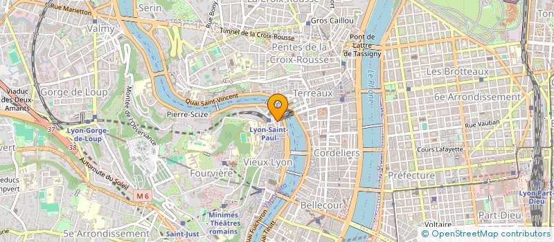 localisation de l'entreprise MONSIEUR VINCENT MARTIN à LYON