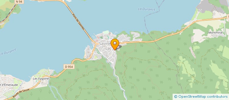localisation de l'entreprise MONSIEUR VINCENT MARTIN  SAVINES-LE-LAC
