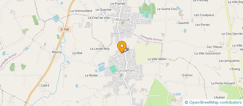 localisation de l'entreprise MONSIEUR VINCENT MARTIN à LANDEHEN