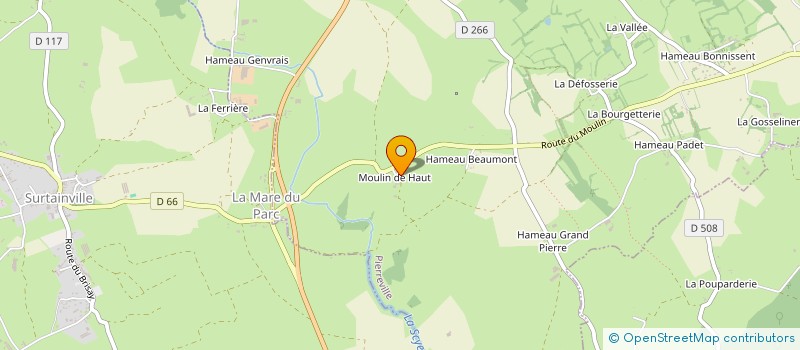 localisation de l'entreprise MONSIEUR VINCENT MARTIN  PIERREVILLE