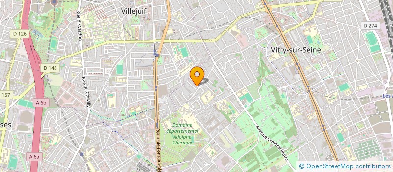 localisation de l'entreprise MONSIEUR VINCENT MARTIN  LE KREMLIN-BICETRE