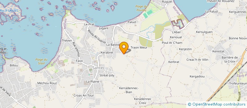 localisation de l'entreprise MONSIEUR VINCENT MARTIN à SANTEC