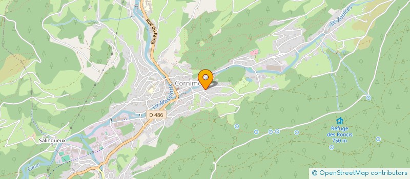 localisation de l'entreprise MONSIEUR VINCENT MARTIN  CORNIMONT