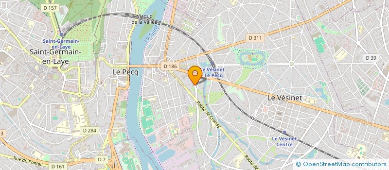 localisation de l'entreprise MONSIEUR VINCENT MARTIN  LE VESINET