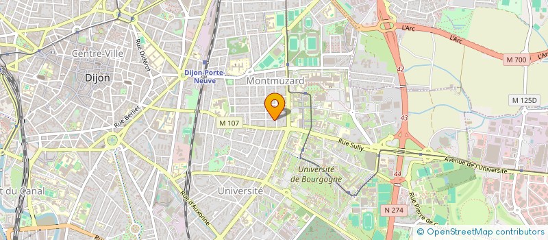 localisation de l'entreprise MONSIEUR VINCENT MARTIN à DIJON