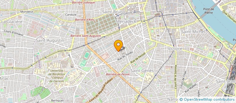 localisation de l'entreprise MONSIEUR VINCENT MARTINAT  BORDEAUX