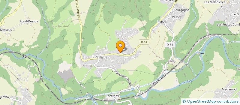 localisation de l'entreprise MONSIEUR VINCENT MARTINEAU  LOVAGNY