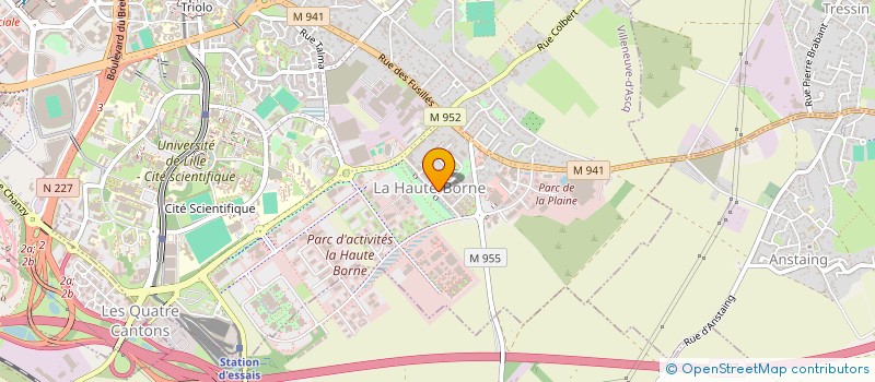 localisation de l'entreprise MONSIEUR VINCENT MARTINEAU à VILLENEUVE-D'ASCQ