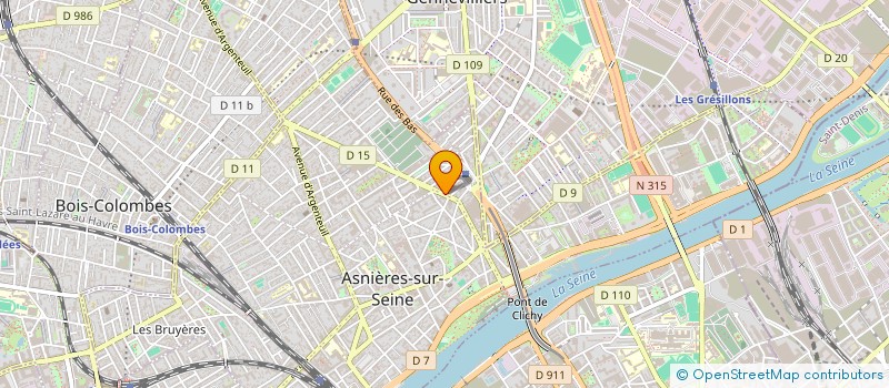 localisation de l'entreprise MONSIEUR VINCENT MARTINET à ASNIERES-SUR-SEINE