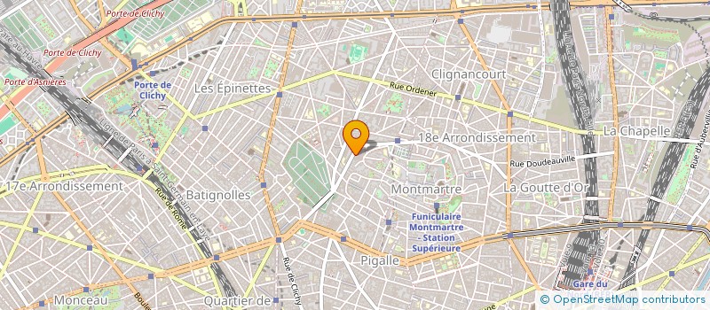 localisation de l'entreprise MONSIEUR VINCENT MARTINEZ  PARIS