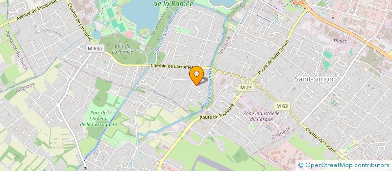 localisation de l'entreprise MONSIEUR VINCENT MARTINEZ à TOURNEFEUILLE