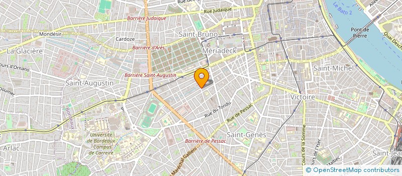 localisation de l'entreprise MONSIEUR VINCENT MARTINI  BORDEAUX