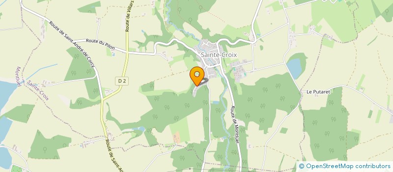 localisation de l'entreprise MONSIEUR VINCENT MARTINI  SAINTE-CROIX