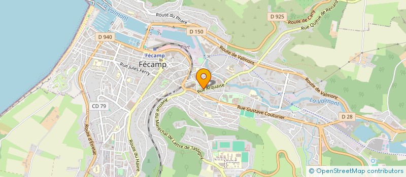 localisation de l'entreprise MONSIEUR VINCENT MARTOT  FECAMP