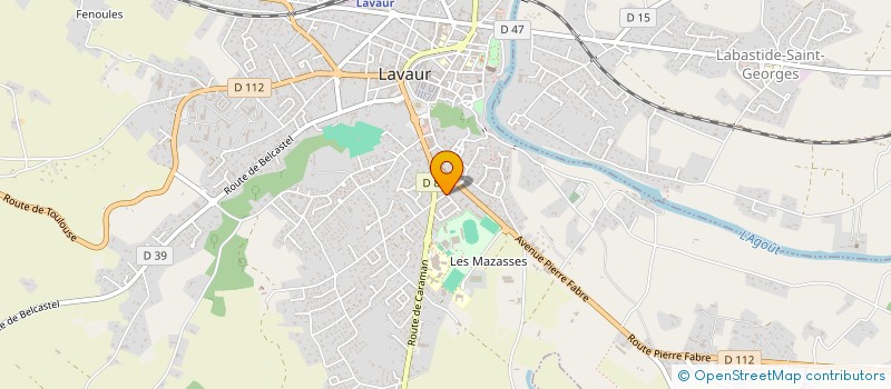 localisation de l'entreprise MONSIEUR VINCENT MARTY  LAVAUR