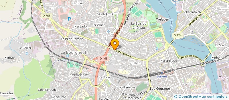 localisation de l'entreprise MONSIEUR VINCENT MARTY  LORIENT