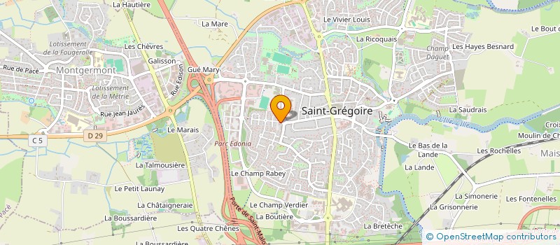localisation de l'entreprise MONSIEUR VINCENT MARY à SAINT-GREGOIRE