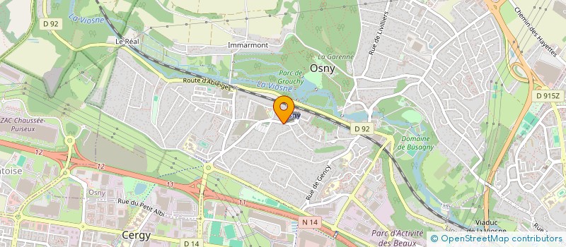 localisation de l'entreprise MONSIEUR VINCENT MARY  OSNY