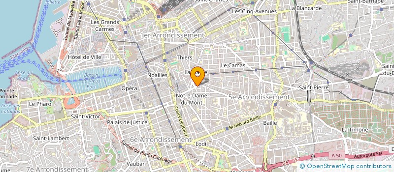 localisation de l'entreprise MONSIEUR VINCENT MASSARI à MARSEILLE 6EME